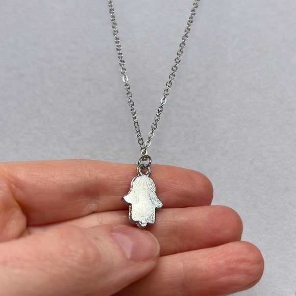 Hamsa Evil Eye Necklace 5/$25 - Picture 5 of 11